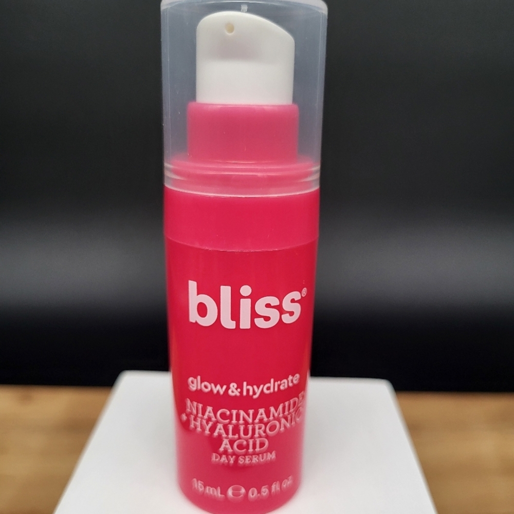 Bliss Glow & Hydrate Niacinamide & Hyaluronic Acid Day Serum, 15ml, New - Picture 1 of 8